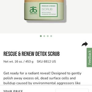 Arbonne detox scrub